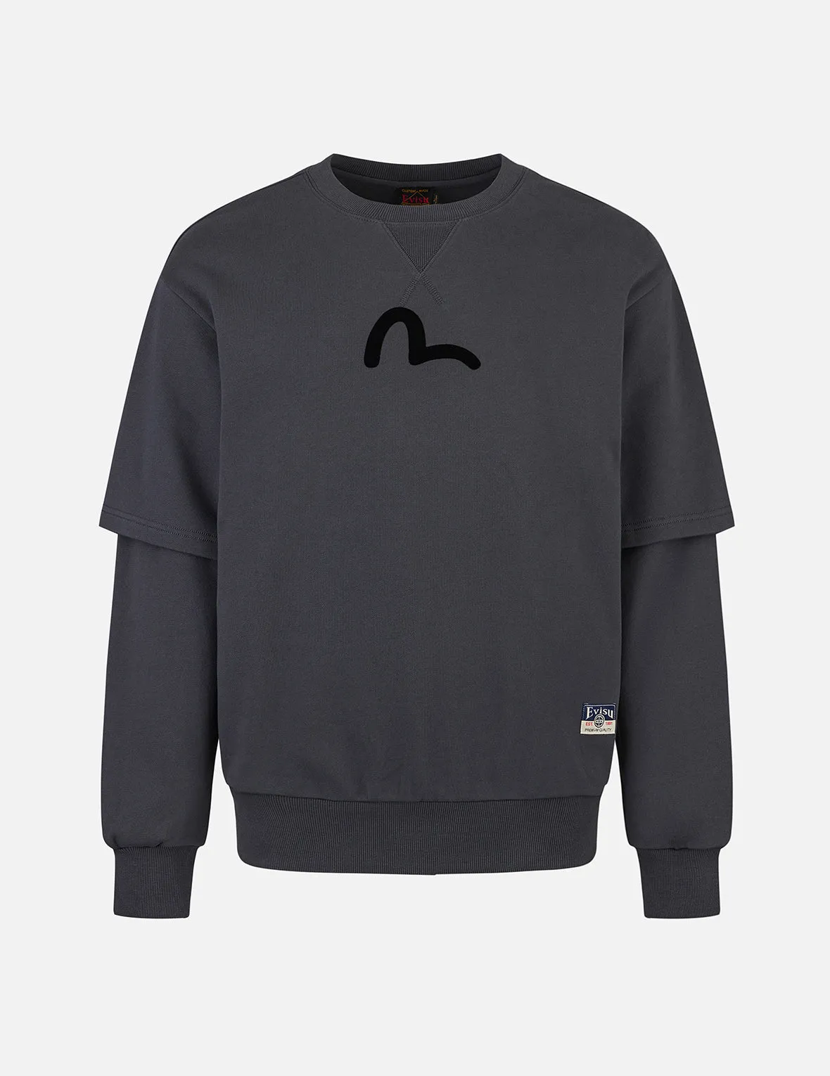 2-in-1 Multi-Print Relax Fit Sweatshirt sold by Evisu product image thumbnail 2