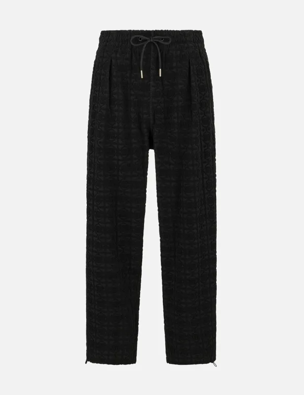 Allover Kamon Jacquard Relax Fit Sweatpants sold by Evisu