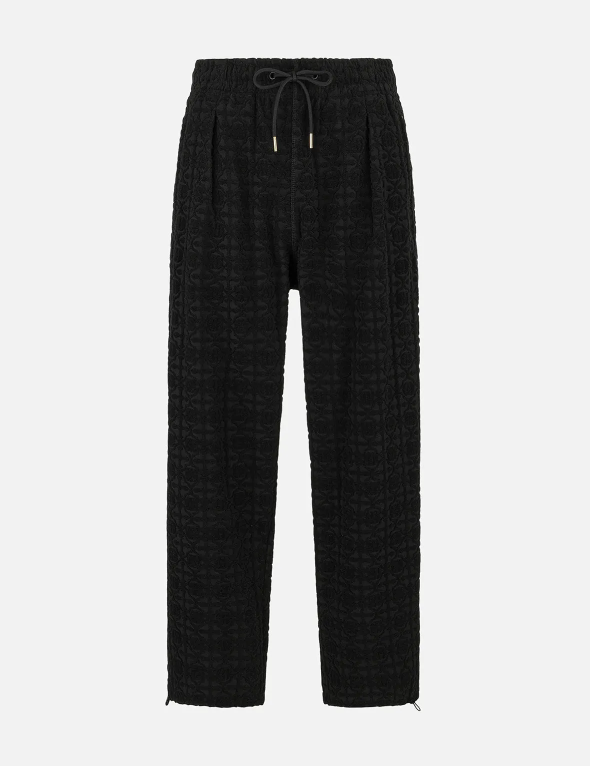 Allover Kamon Jacquard Relax Fit Sweatpants sold by Evisu