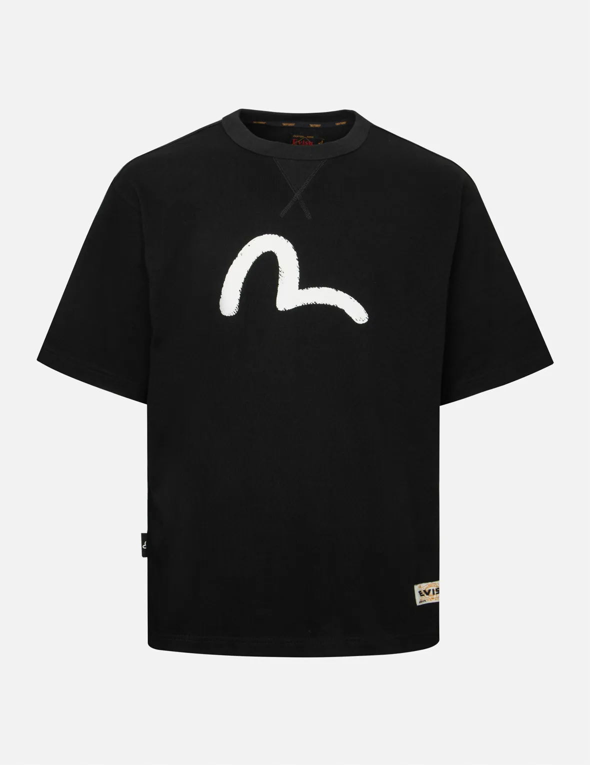 Seagull and Vintage Image Print Relax Fit T-Shirt sold by Evisu product image thumbnail 2