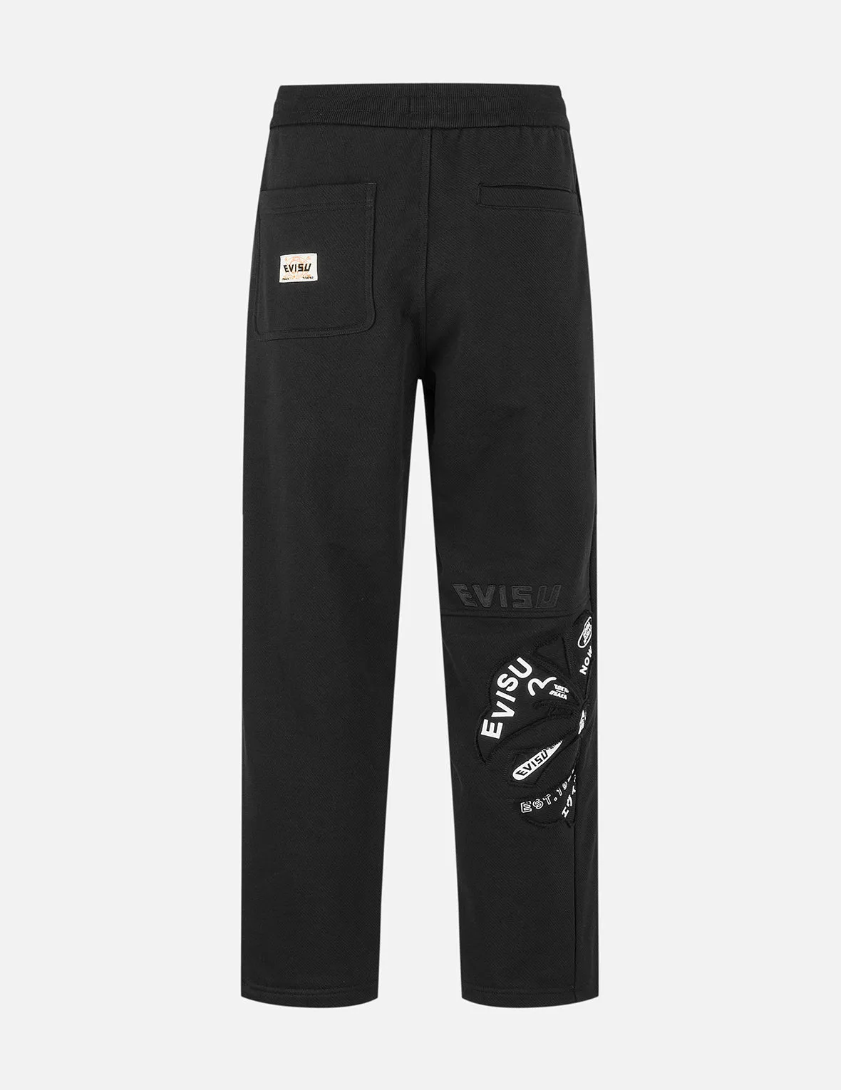 Kamon Appliqué Patchwork Loose Fit Sweatpants sold by Evisu product image thumbnail 2