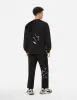 Kamon Appliqué Patchwork Loose Fit Sweatshirt sold by Evisu