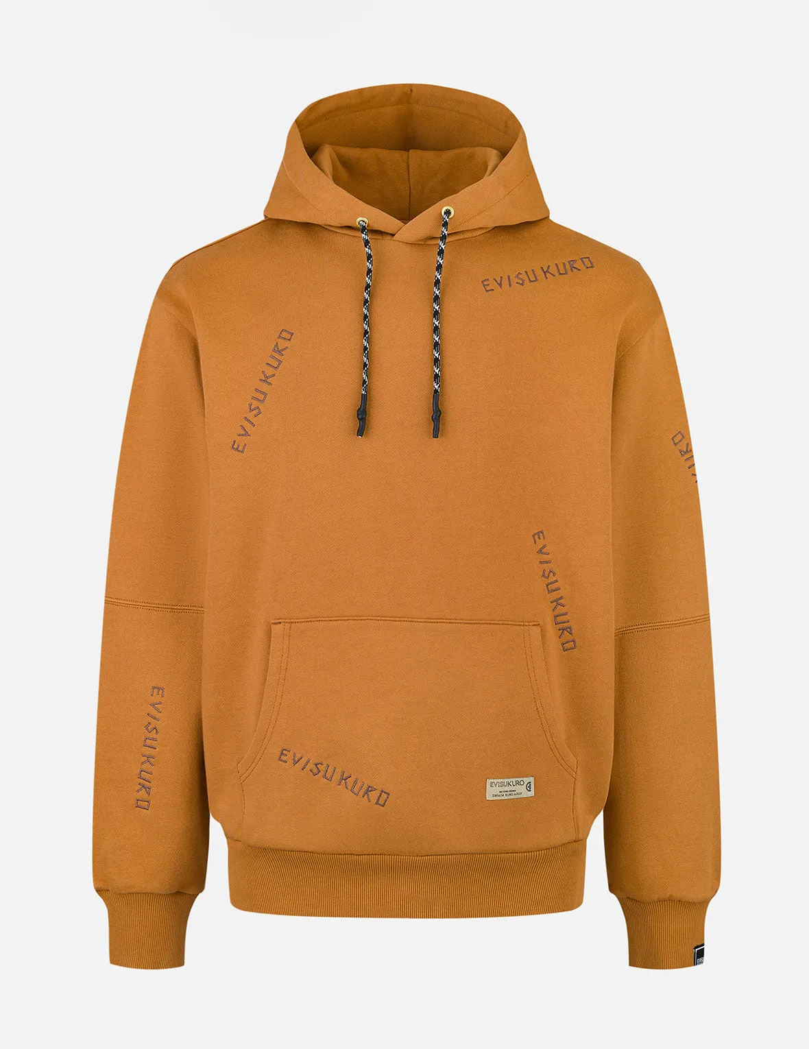 Allover Logo Embroidery Relax Fit Hoddie sold by Evisu product image thumbnail 5