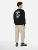Yatagarasu Embrodiery Relax Fit Sweatshirt sold by Evisu