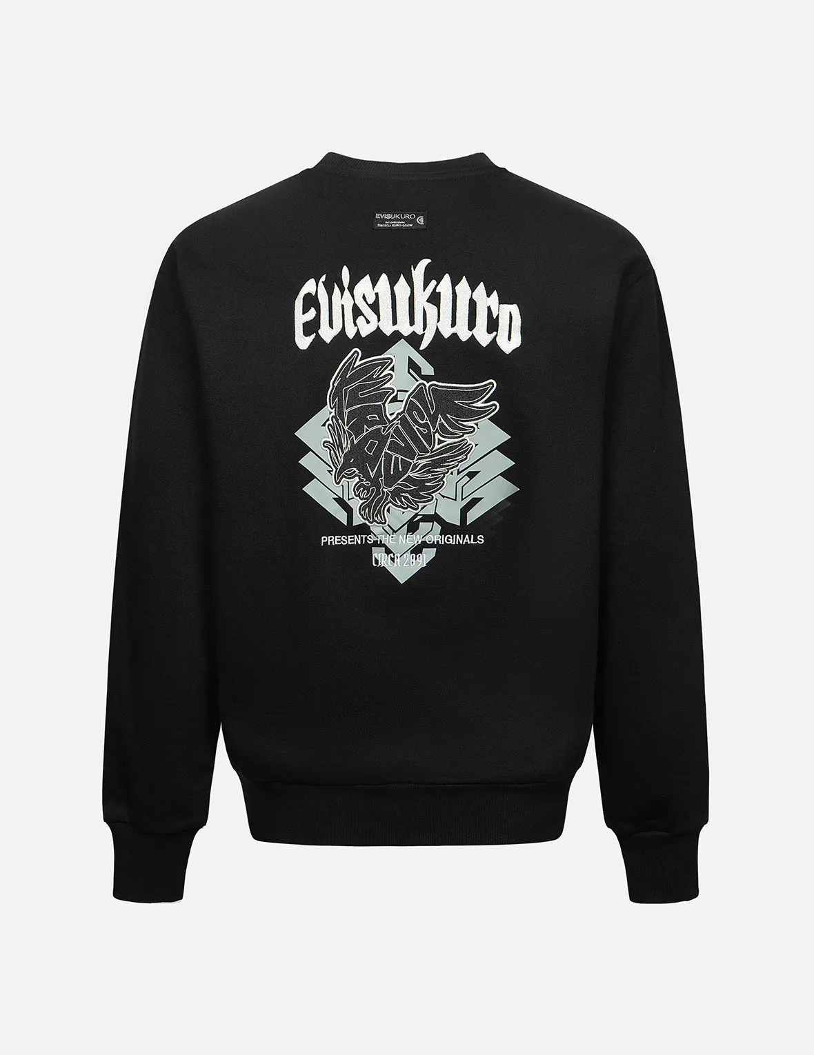 Yatagarasu Embrodiery Relax Fit Sweatshirt sold by Evisu product image thumbnail 5