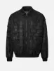 Allover Logo Print Relax Fit Tape Weaving Bomber Jacket sold by Evisu