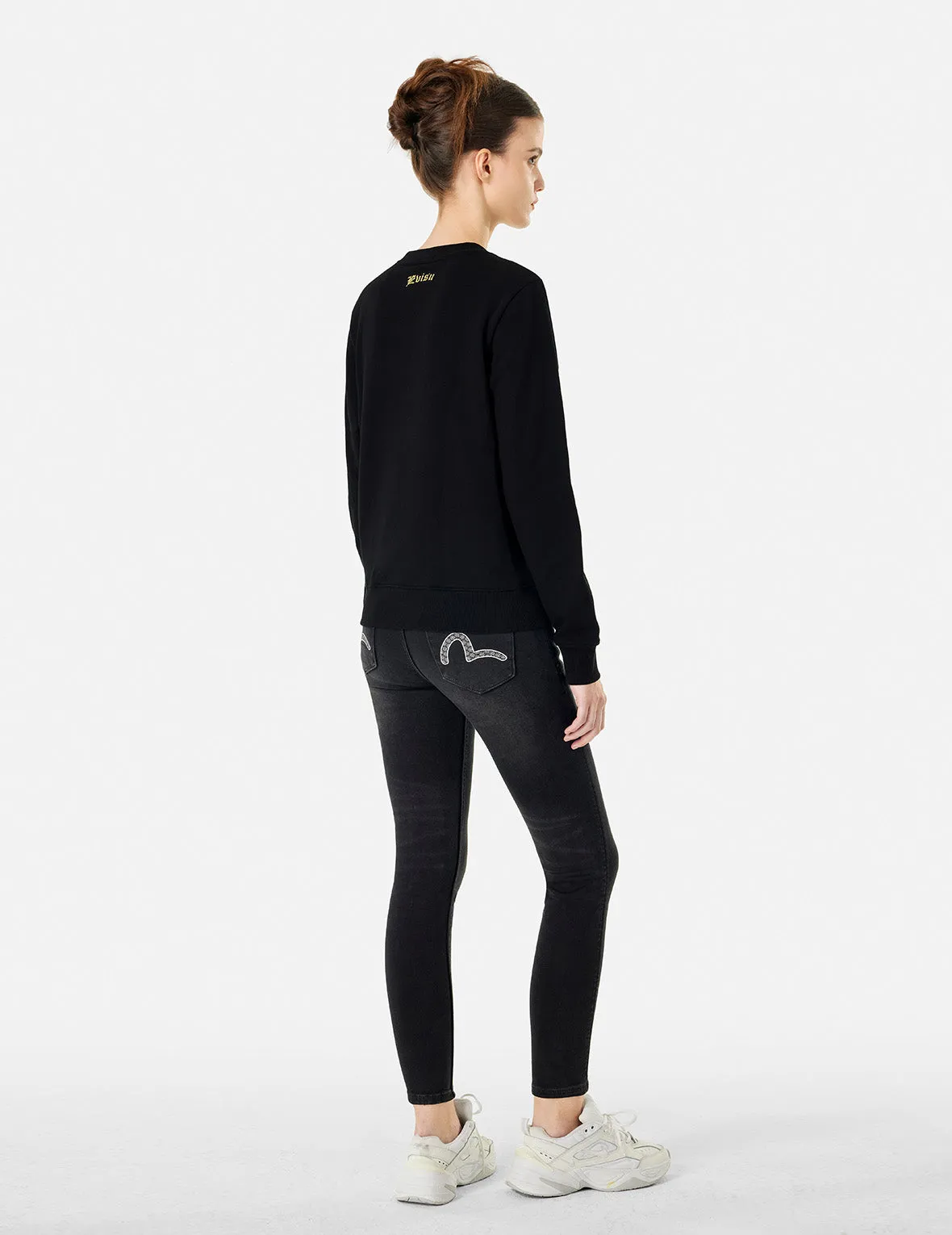 Seagull Brocade Appliqué and Logo Embroidery Regular Fit Sweatshirt sold by Evisu product image thumbnail 4