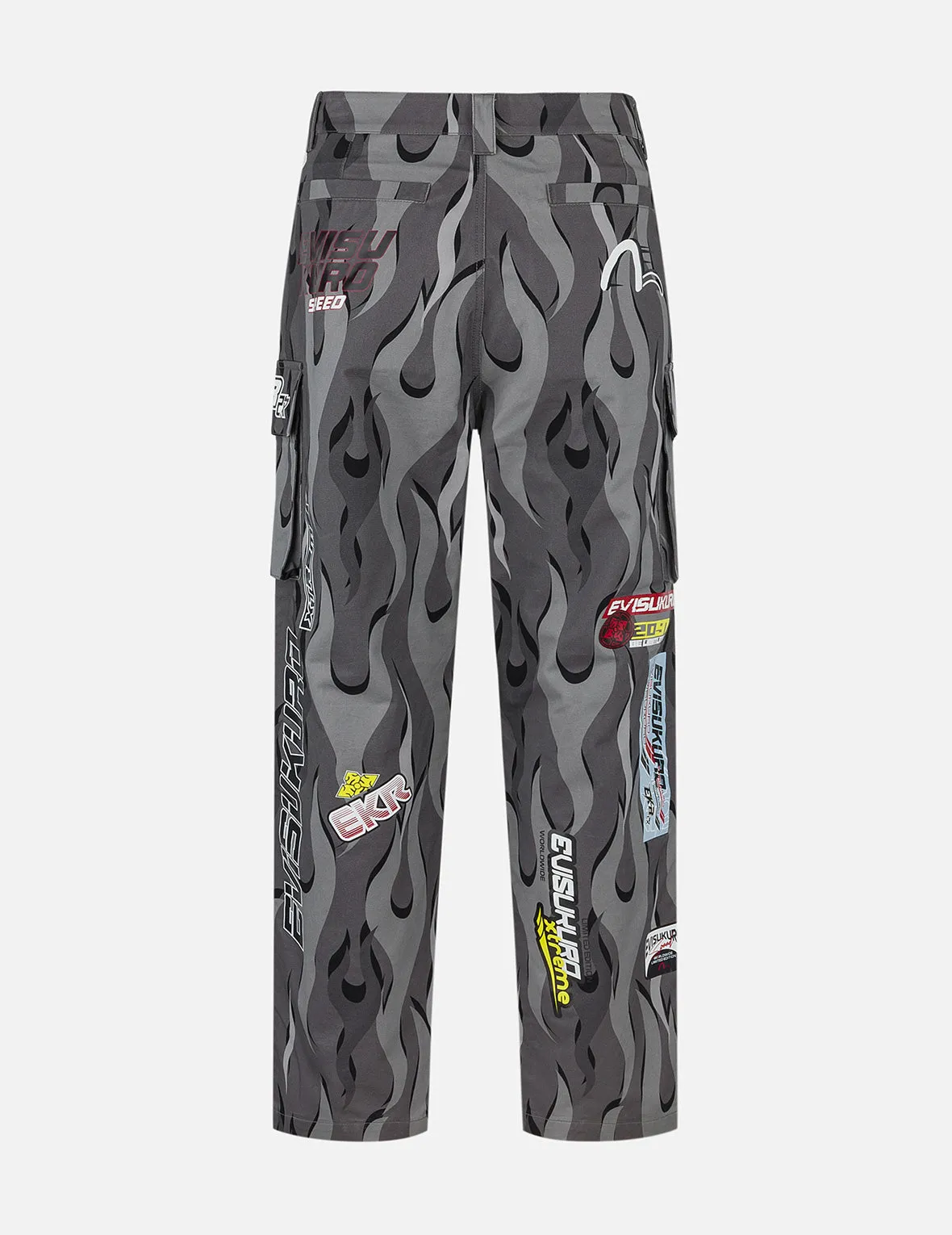 Racing Camouflage Wide-leg Cargo Pants sold by Evisu product image thumbnail 2