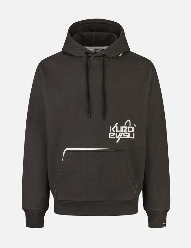 Logo and Seagull Print Relax Fit Hoodie sold by Evisu