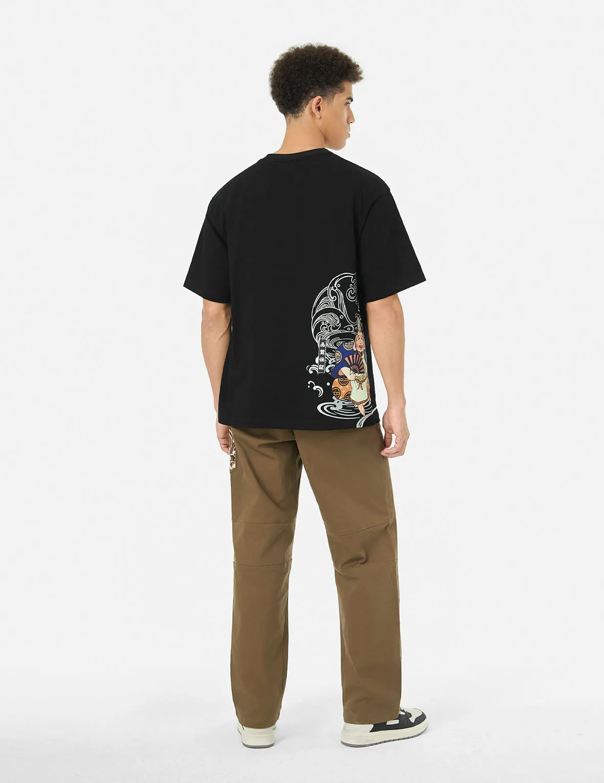 Ebisu Print Relax Fit T-Shirt sold by Evisu product image thumbnail 3