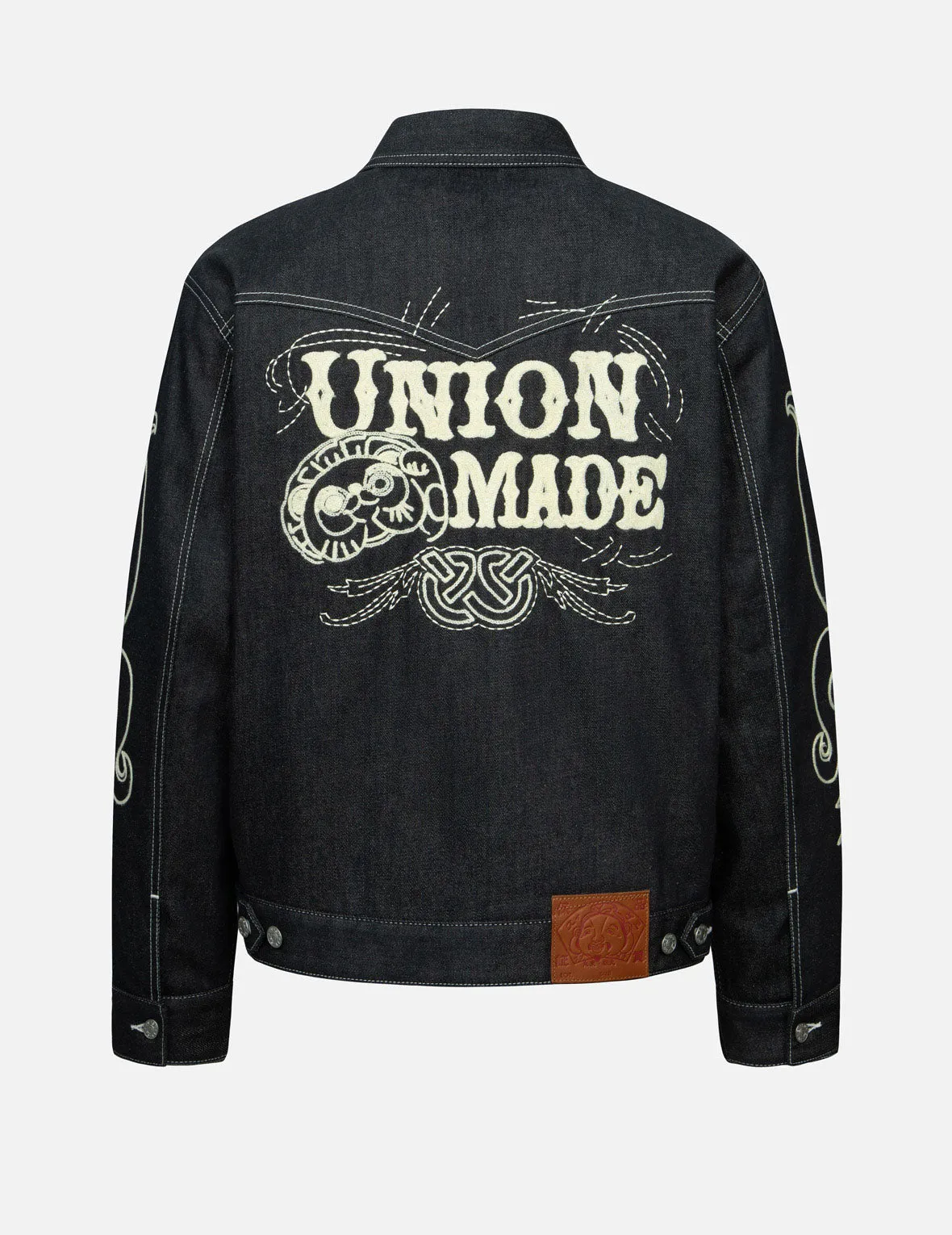 Western Style and Logo Embroidery Denim Jacket sold by Evisu product image thumbnail 2