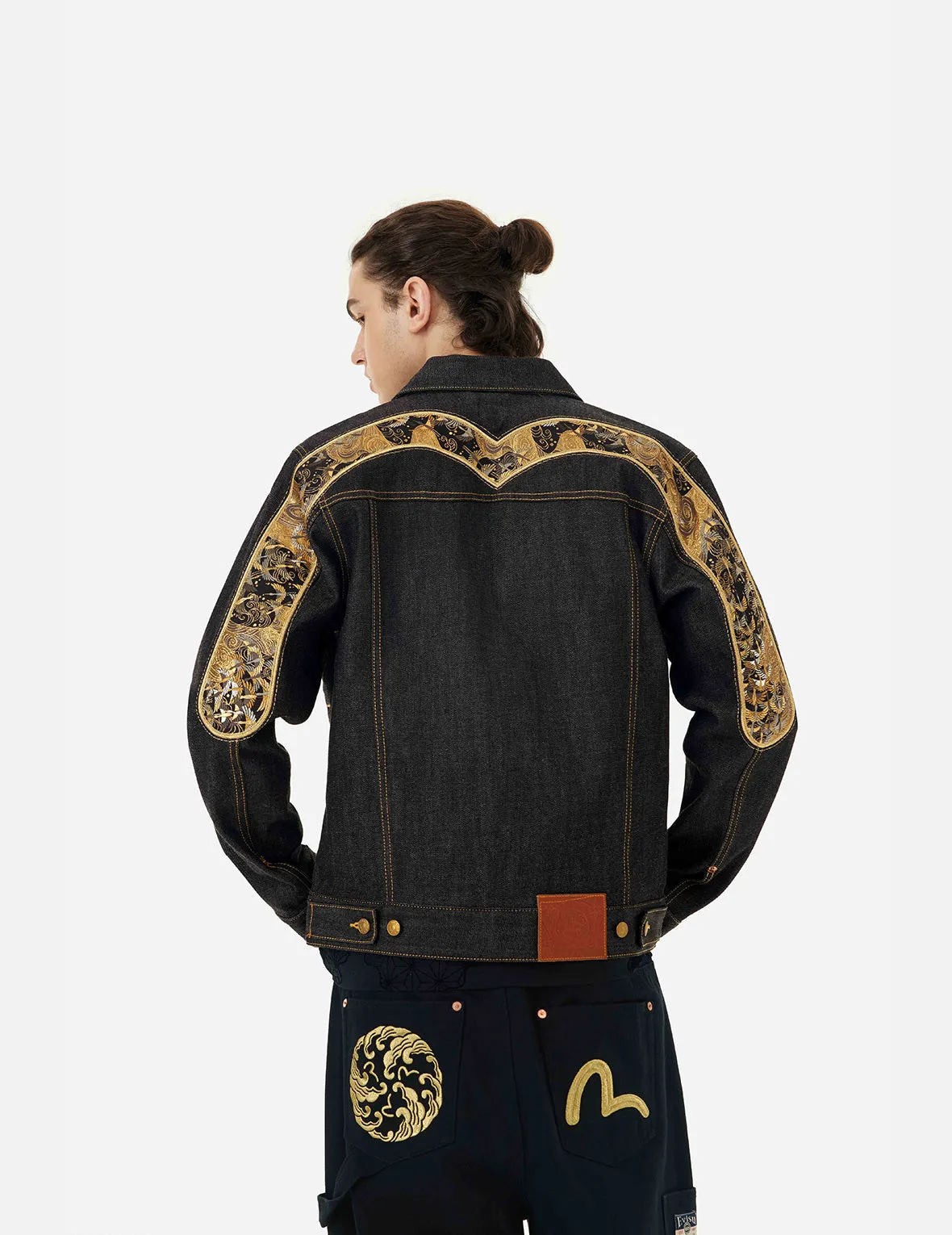 Brocade Daicock Appliqué
Regular Fit Denim Jacket sold by Evisu product image thumbnail 5