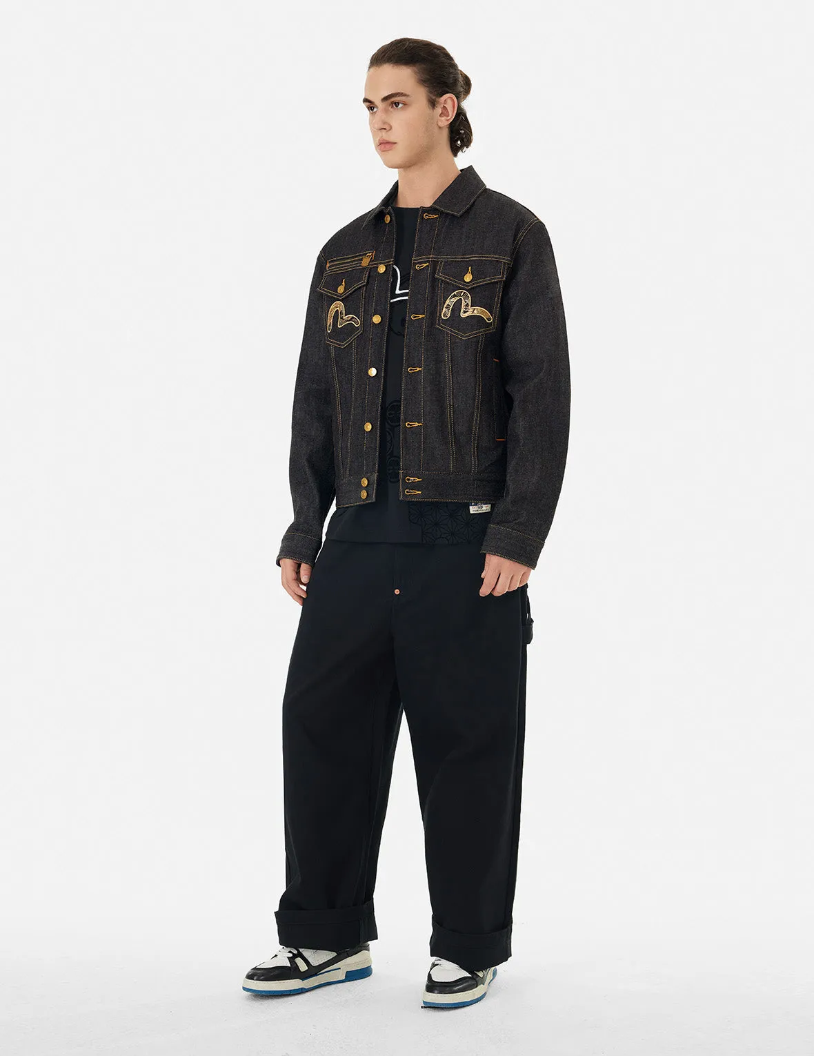 Brocade Daicock Appliqué
Regular Fit Denim Jacket sold by Evisu product image thumbnail 4