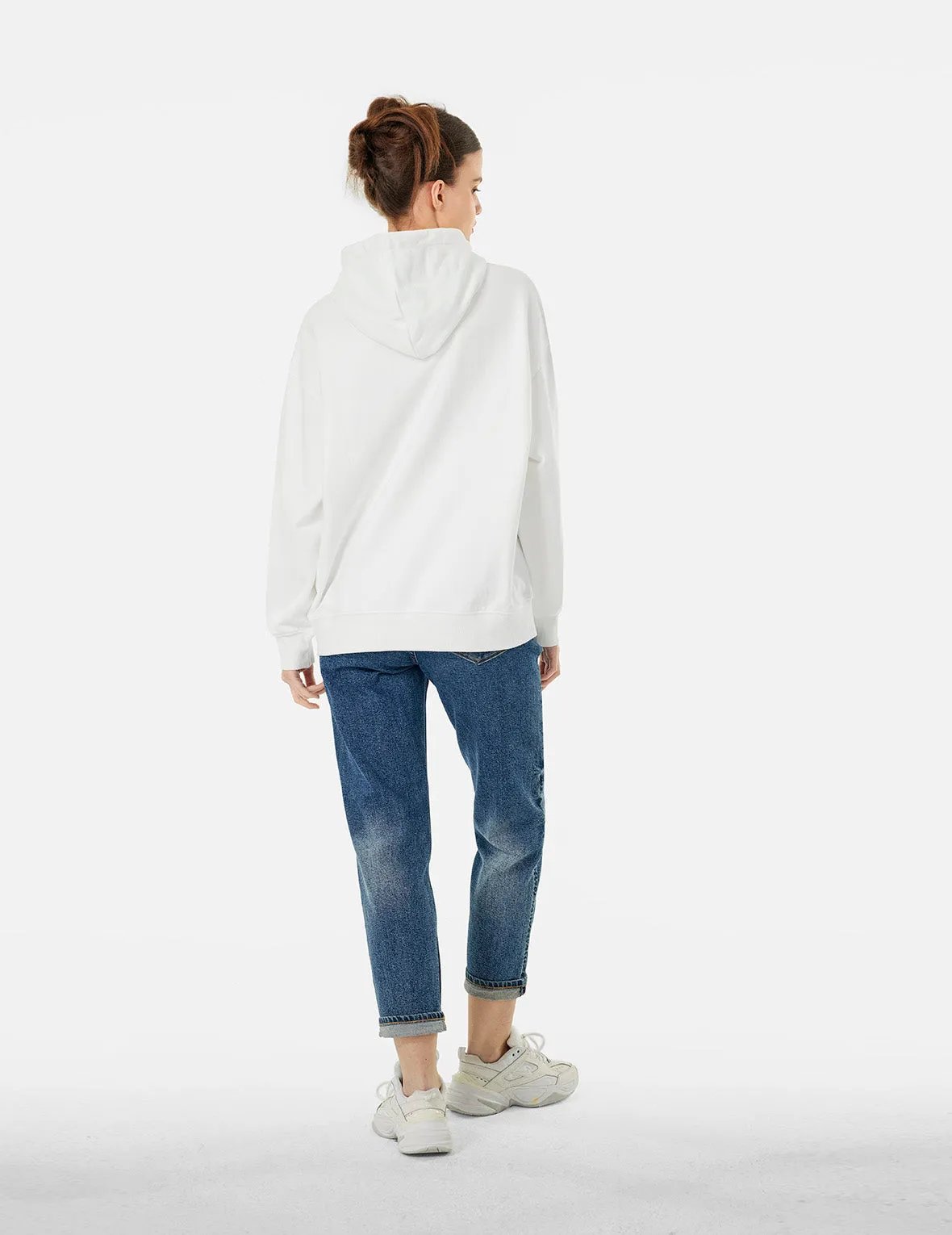 Logo and Fortune Cat Embroidery Oversized Hoodie sold by Evisu product image thumbnail 3