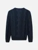 Logo Label Relax Fit Knit Sweater sold by Evisu