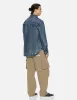 Lucky Slot Machine and Daruma Print Relax Fit Denim Shirt sold by Evisu