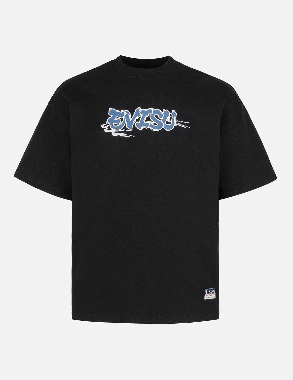 Logo and Ninja Daruma Daicock Print Loose Fit T-shirt sold by Evisu product image thumbnail 2