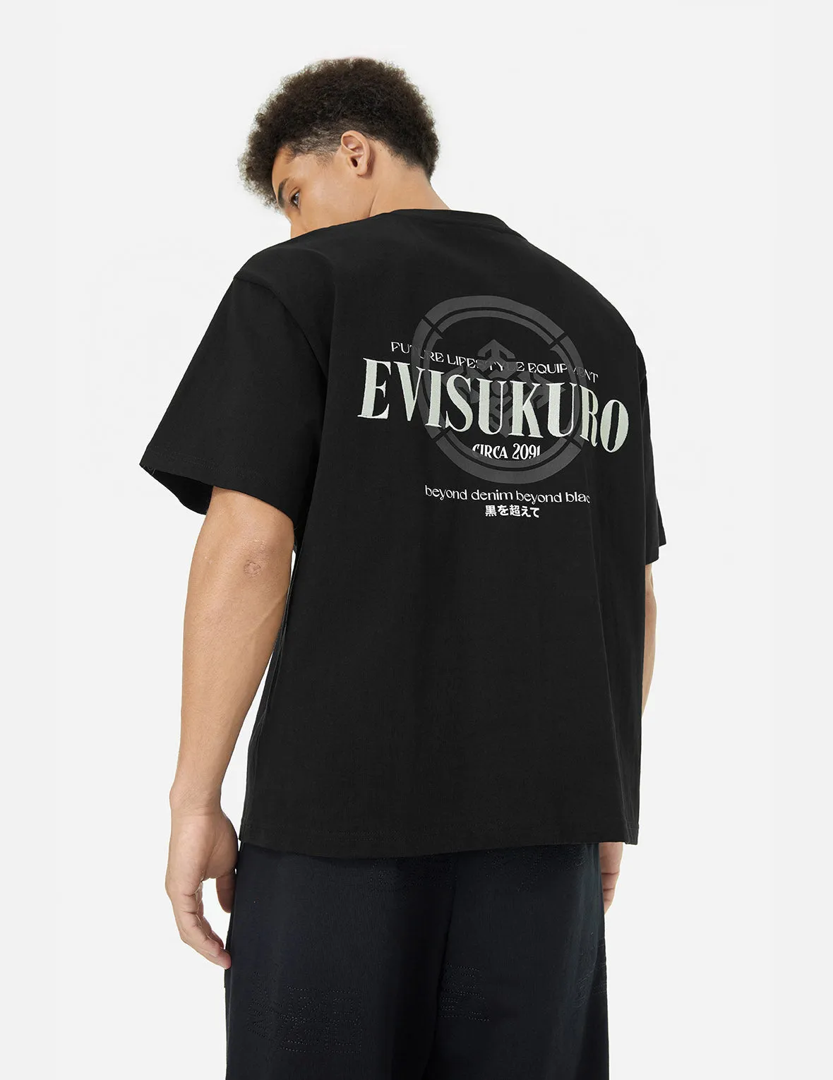 Logo Embroidery and Kamon Print Loose Fit T-Shirt sold by Evisu product image thumbnail 5