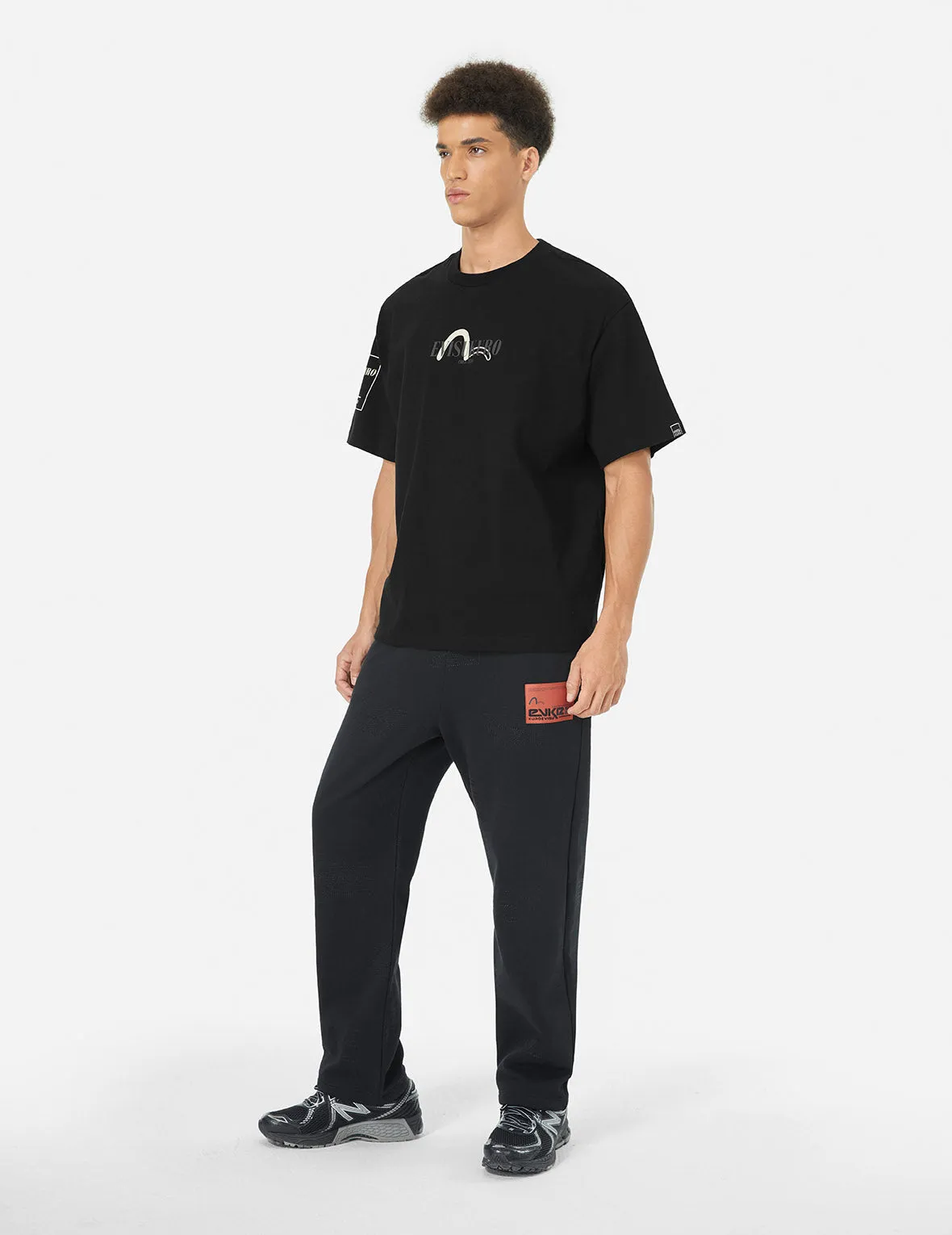 Logo Embroidery and Kamon Print Loose Fit T-Shirt sold by Evisu product image thumbnail 4