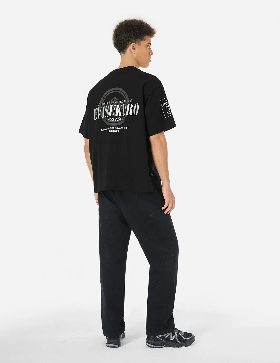 Logo Embroidery and Kamon Print Loose Fit T-Shirt sold by Evisu product image thumbnail 3