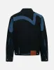 Overdye Logo and Seagull Relax Fit Denim Jacket sold by Evisu