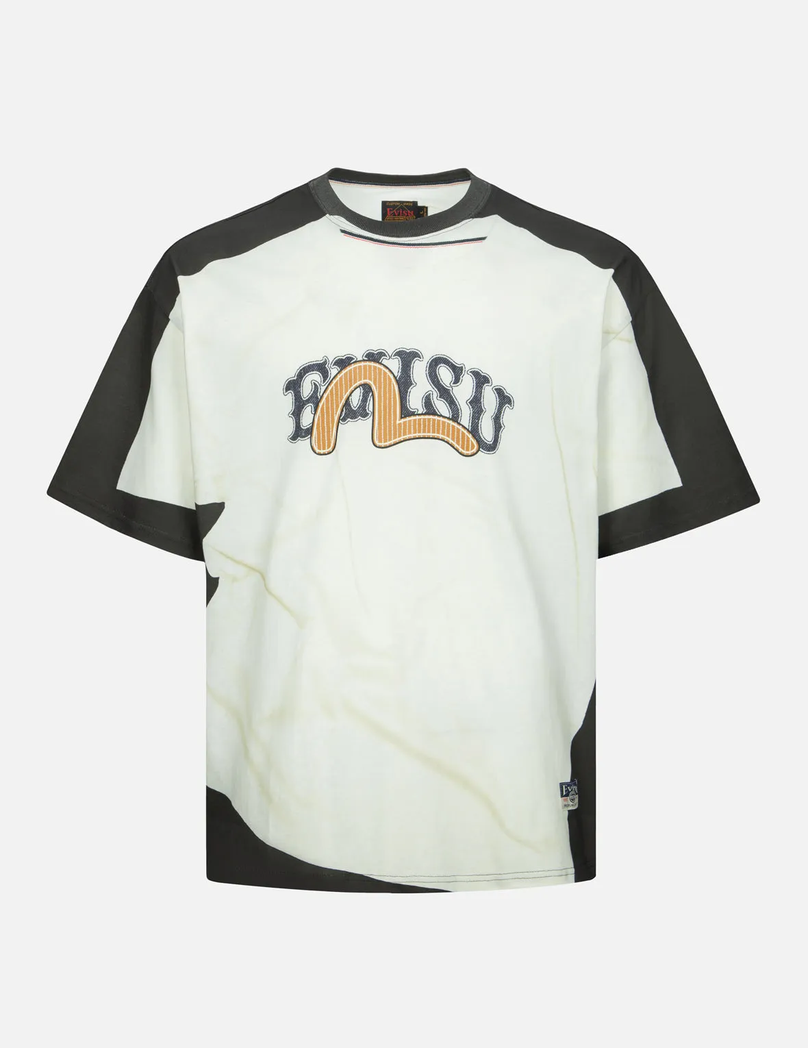 2-in-1 Logo and Seagull Print Loose Fit T-shirt sold by Evisu