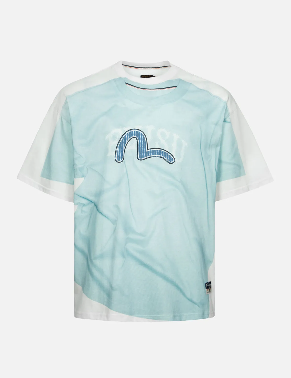2-in-1 Logo and Seagull Print Loose Fit T-shirt sold by Evisu product image thumbnail 2