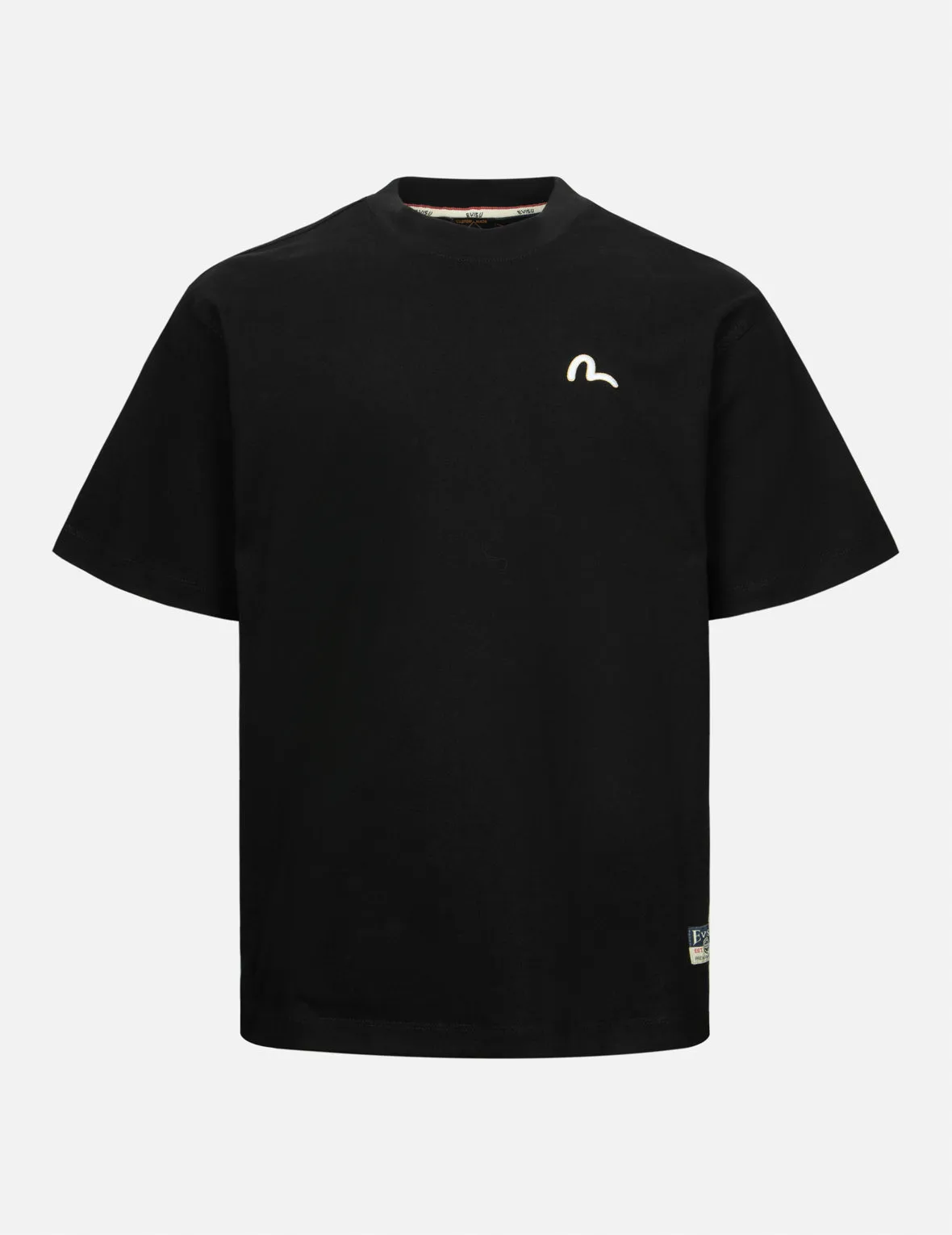 Seagull Embroidery and Carp Print Relax Fit T-shirt sold by Evisu product image thumbnail 4