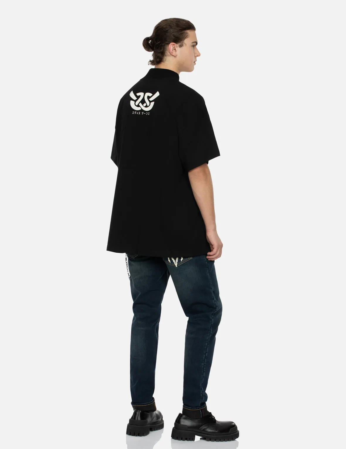 Wheel of Wisdom Print Relax Fit T-shirt sold by Evisu product image thumbnail 4