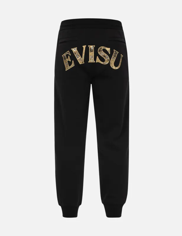 Seagull Embrodiery and Logo Brocade Appliqué Regular Fit Sweatpants sold by Evisu