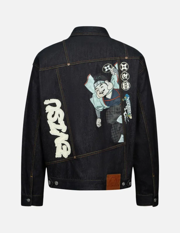 NOLAN MISDIRECTED AFFIX JACKET IN DEEP BROWN | Parallel