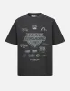 Multi Logo Print Regular Fit Racing T-Shirt sold by Evisu