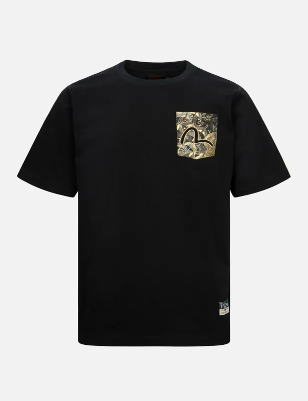 Auspicious Cloud Embroidery Regular Fit T-shirt sold by Evisu