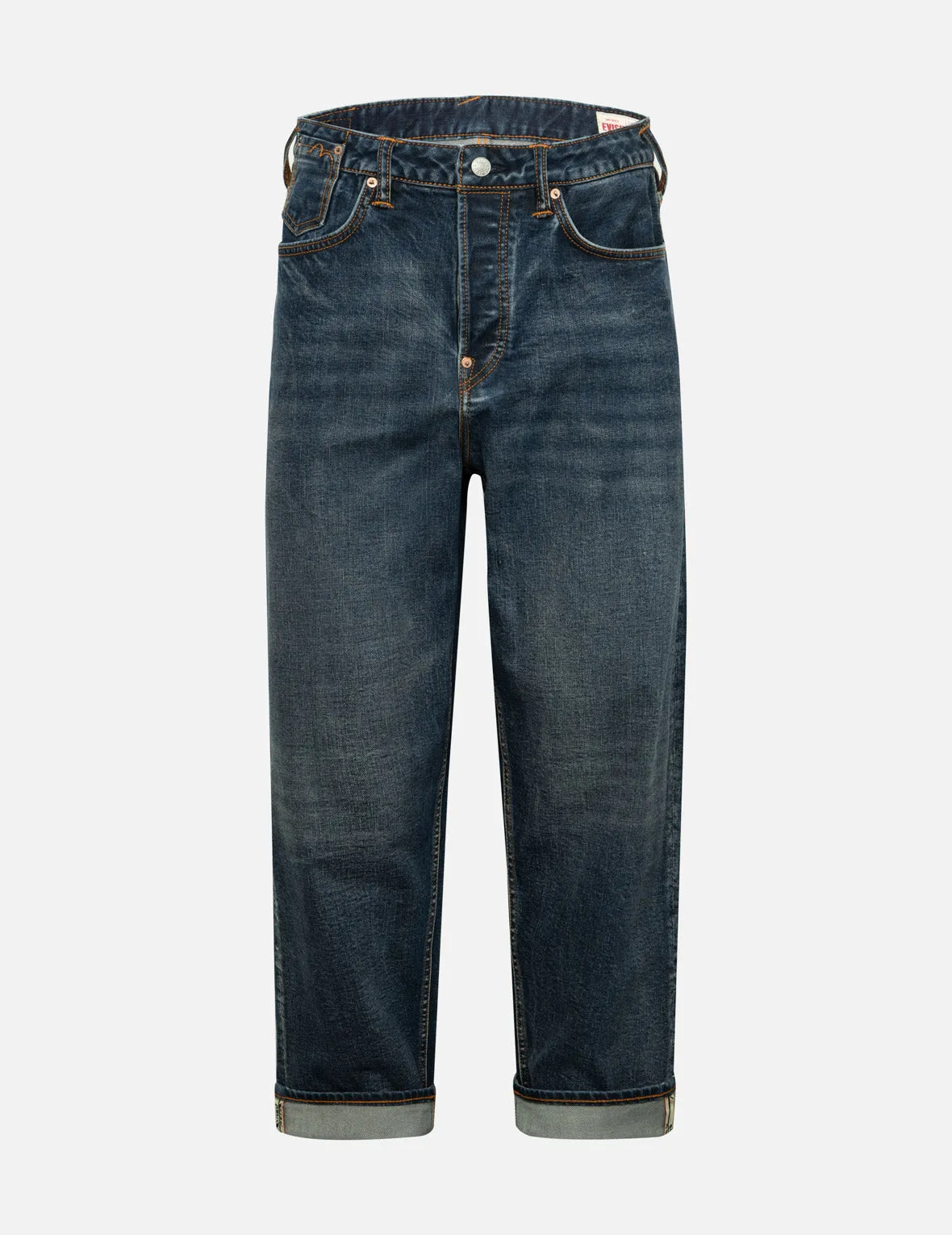 Washed Logo and Godhead Slot Coated Relax Fit Jeans sold by Evisu product image thumbnail 2