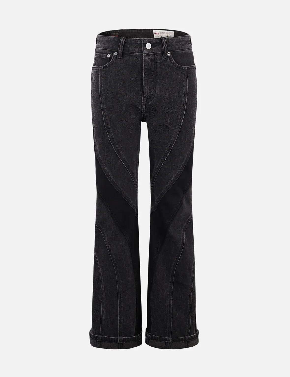 Cut-Line Fashion Fit Boot Cut Jeans sold by Evisu