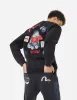 Ebisu Print and Multiple Pocket Washed Relax Fit Sweatshirt sold by Evisu