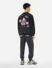 Ebisu Print and Multiple Pocket Washed Relax Fit Sweatshirt sold by Evisu