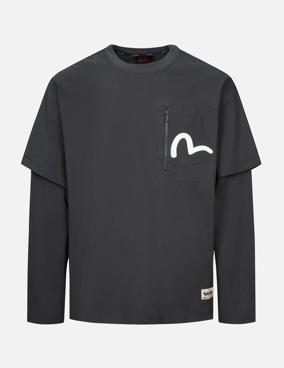 Godhead Slot Machine Print Loose Fit Long-Sleeve T-Shirt sold by Evisu product image thumbnail 2