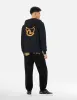 Godhead and Seagull Brocade Appliqué Straight Fit Woven Joggers sold by Evisu