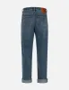 Seagull Appliqué Embroidery Baggy Fit Patchwork Jeans sold by Evisu