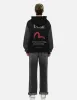 Seagull and Logo Print Boxy Hoodie sold by Evisu
