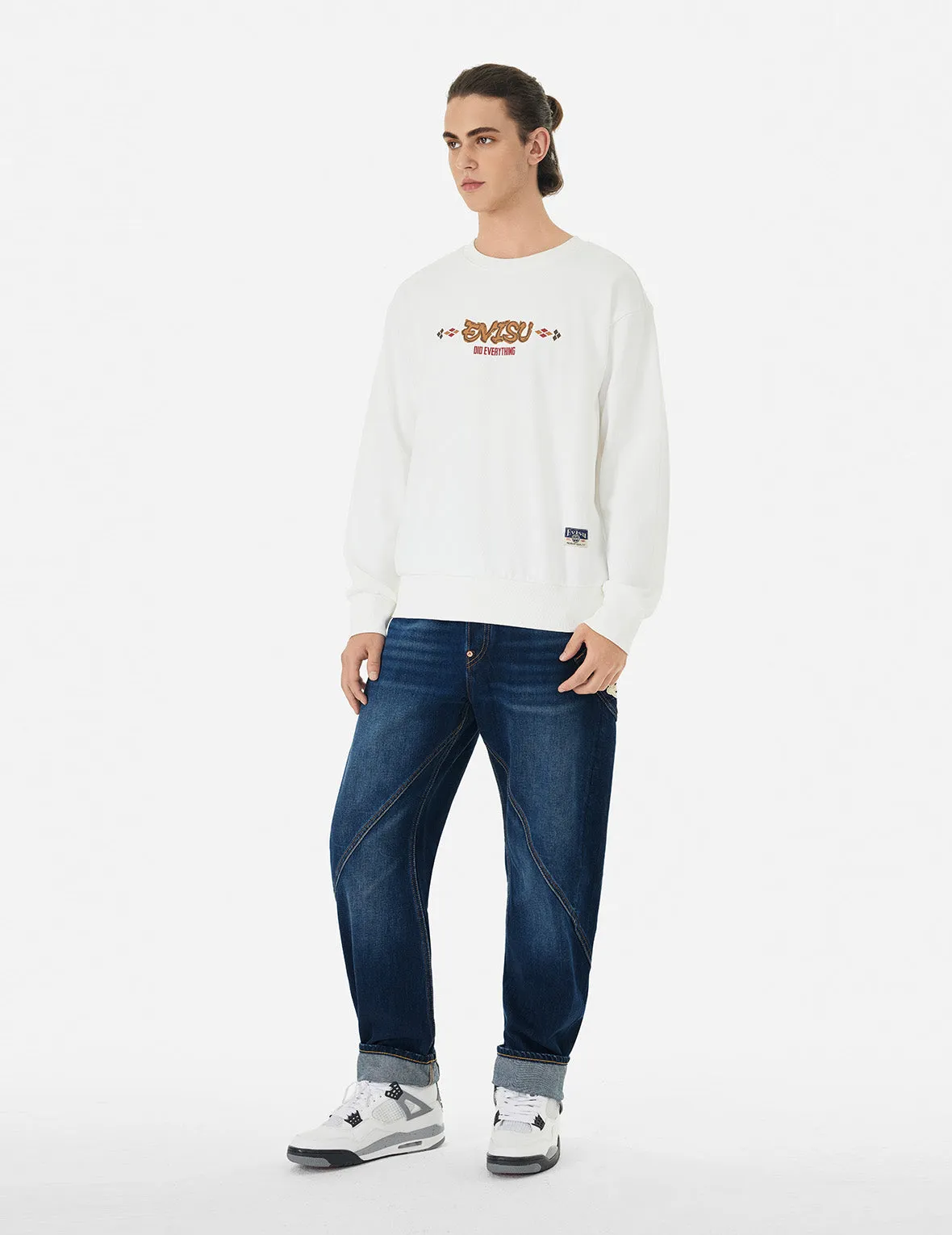 Seagull and Logo Print 3D Fit Jeans sold by Evisu product image thumbnail 4