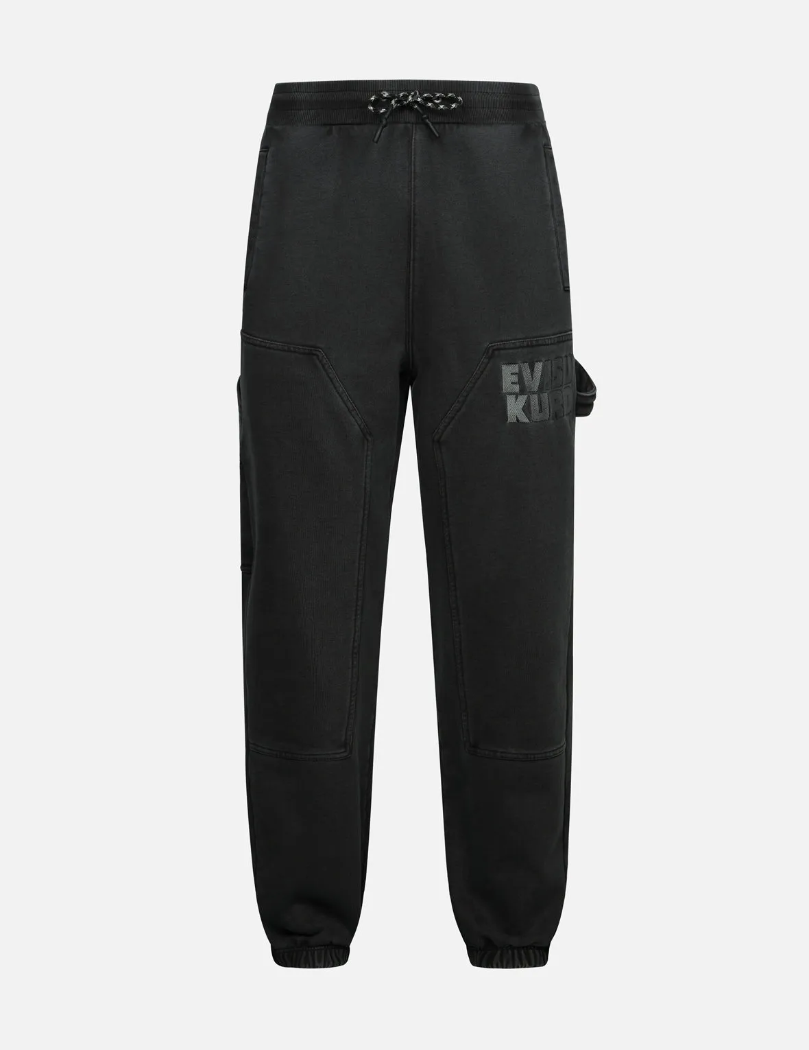 Pigment Dyed Logo and Kamon Embroidery Relax Fit Sweatpants sold by Evisu product image thumbnail 5