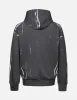 Overdye Seagull and Logo Print Relax Fit Hoodie sold by Evisu