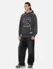 Overdye Seagull and Logo Print Relax Fit Hoodie sold by Evisu