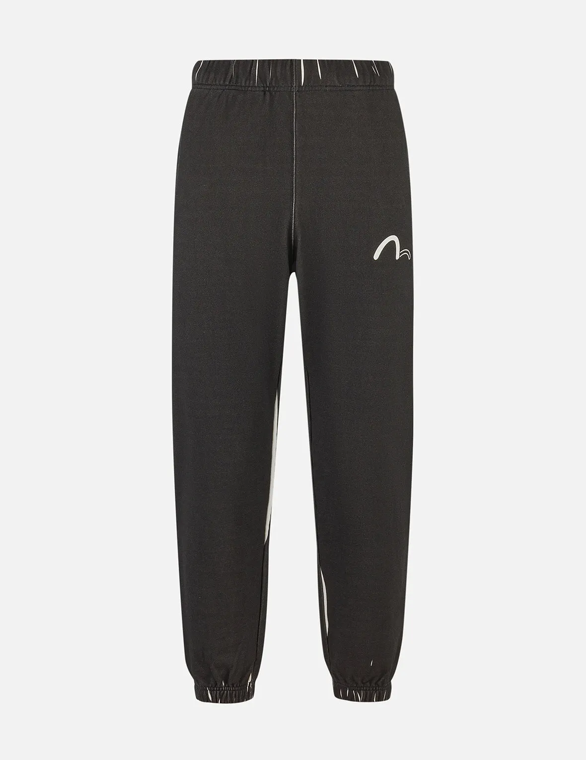 Seagull and Logo Print Regular Fit Sweatpants sold by Evisu