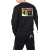 Camouflage Seagull Printed Sweatshirt sold by Evisu