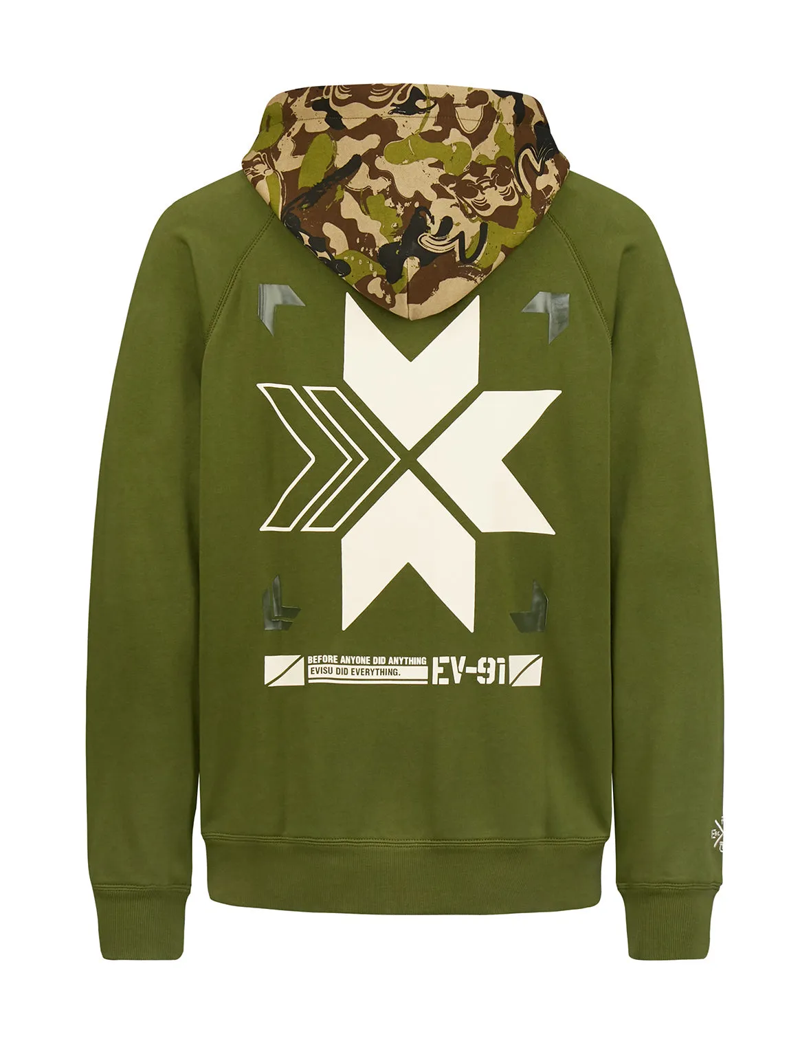 Color-blocking Seagull Print Hoodie sold by Evisu product image thumbnail 2