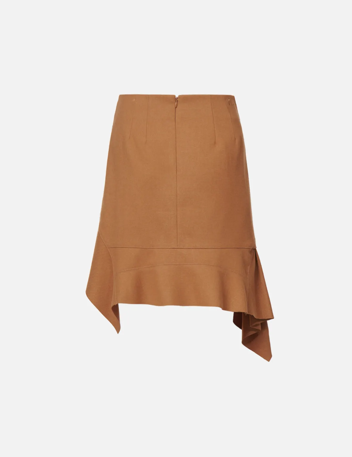 Leather Pocket Flap Asymmetric Skirt sold by Evisu product image thumbnail 2