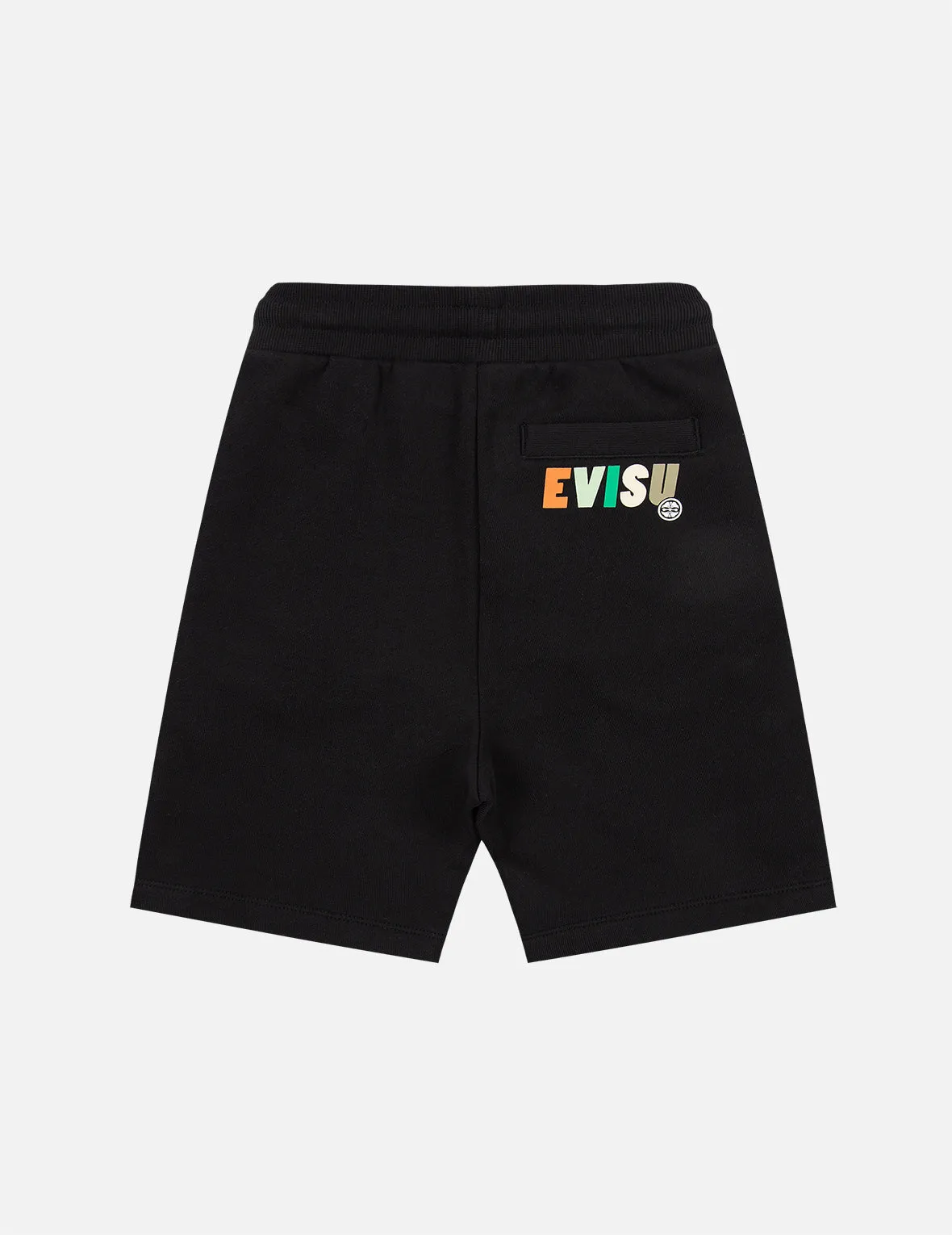 Kamon Jacquard Tape Sweat Shorts sold by Evisu